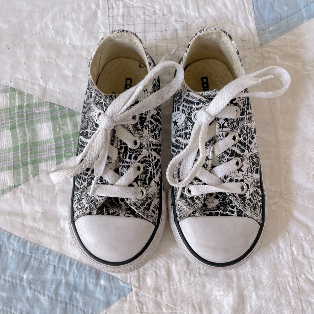 Converse Black And White Toddler Sneakers Shoes